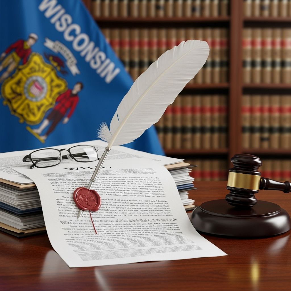 Master Wisconsin's will requirements: understand signing, witnesses, and validity rules.