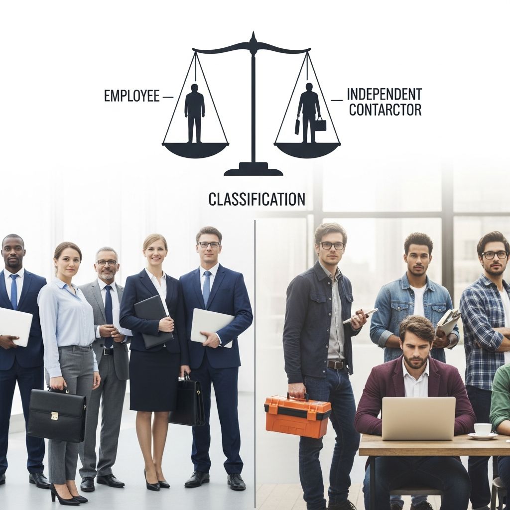 Master the key differences between employees and independent contractors for proper workforce management.