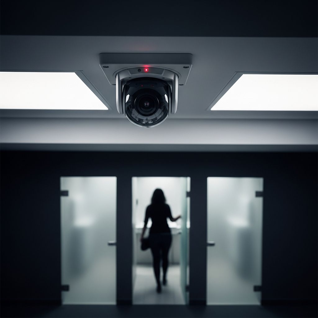 Understand the strict legal prohibitions on installing surveillance cameras in restrooms and other private workplace areas to avoid violations.