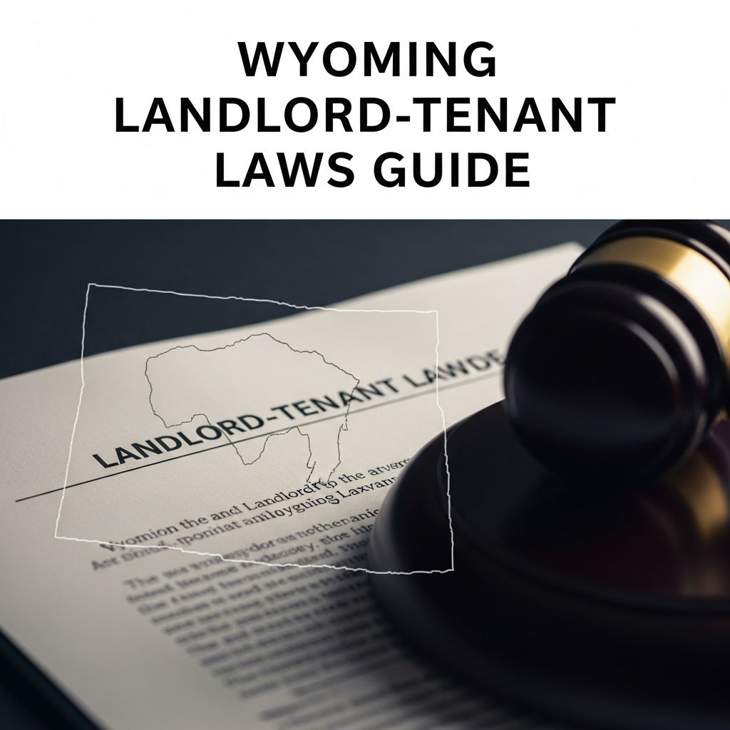 Comprehensive guide to Wyoming's landlord-tenant regulations, rights, duties, and eviction processes for renters and property owners.