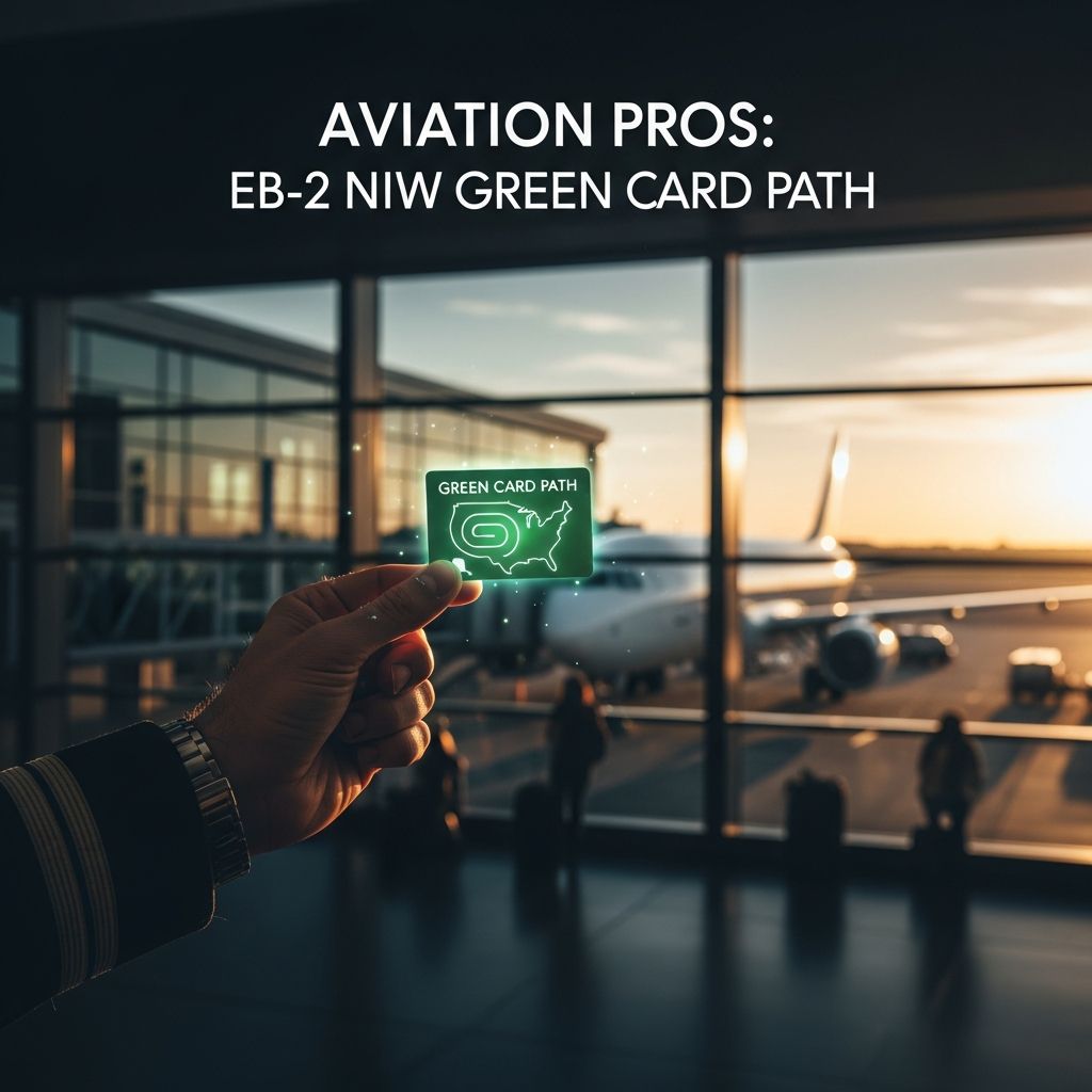 Unlock U.S. permanent residency for pilots through EB-2 NIW: eligibility, strategies, and timelines for 2026 success.