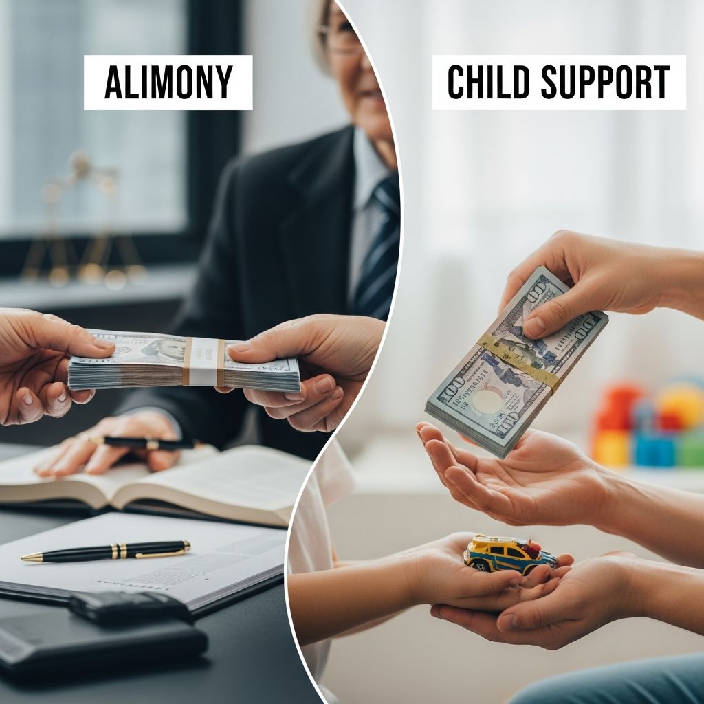 Unravel the essential differences between alimony and child support in divorce proceedings to better navigate financial obligations.