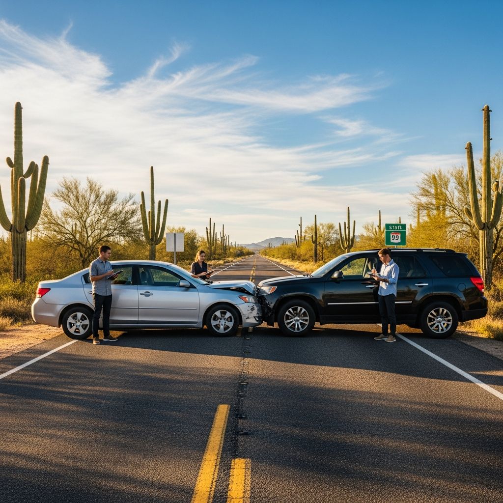 Essential guide to Arizona's car accident rules, from fault determination to insurance requirements and timelines for claims.