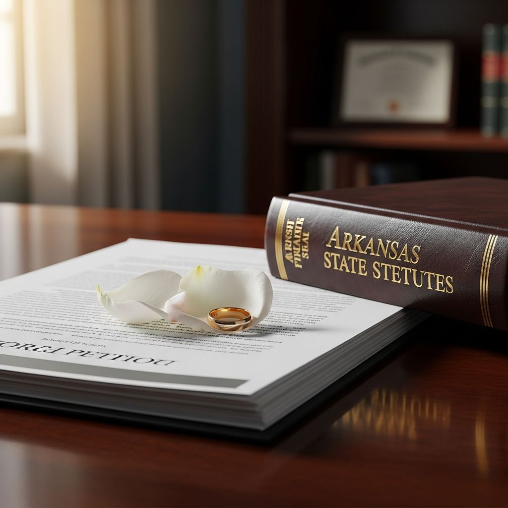Complete guide to filing for divorce in Arkansas: residency rules, grounds, steps, costs, and key considerations for a smooth process.