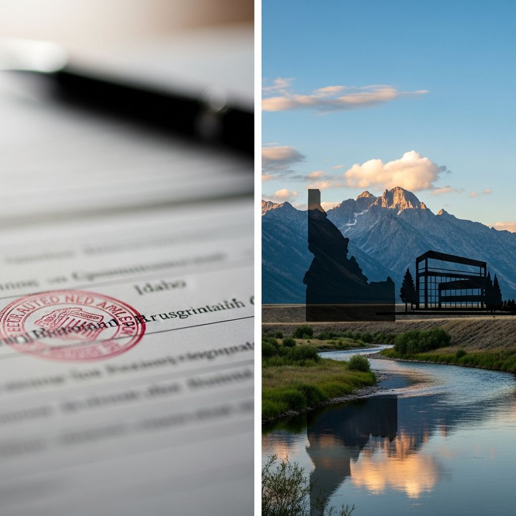 Complete guide to registering and maintaining your Idaho assumed business name.
