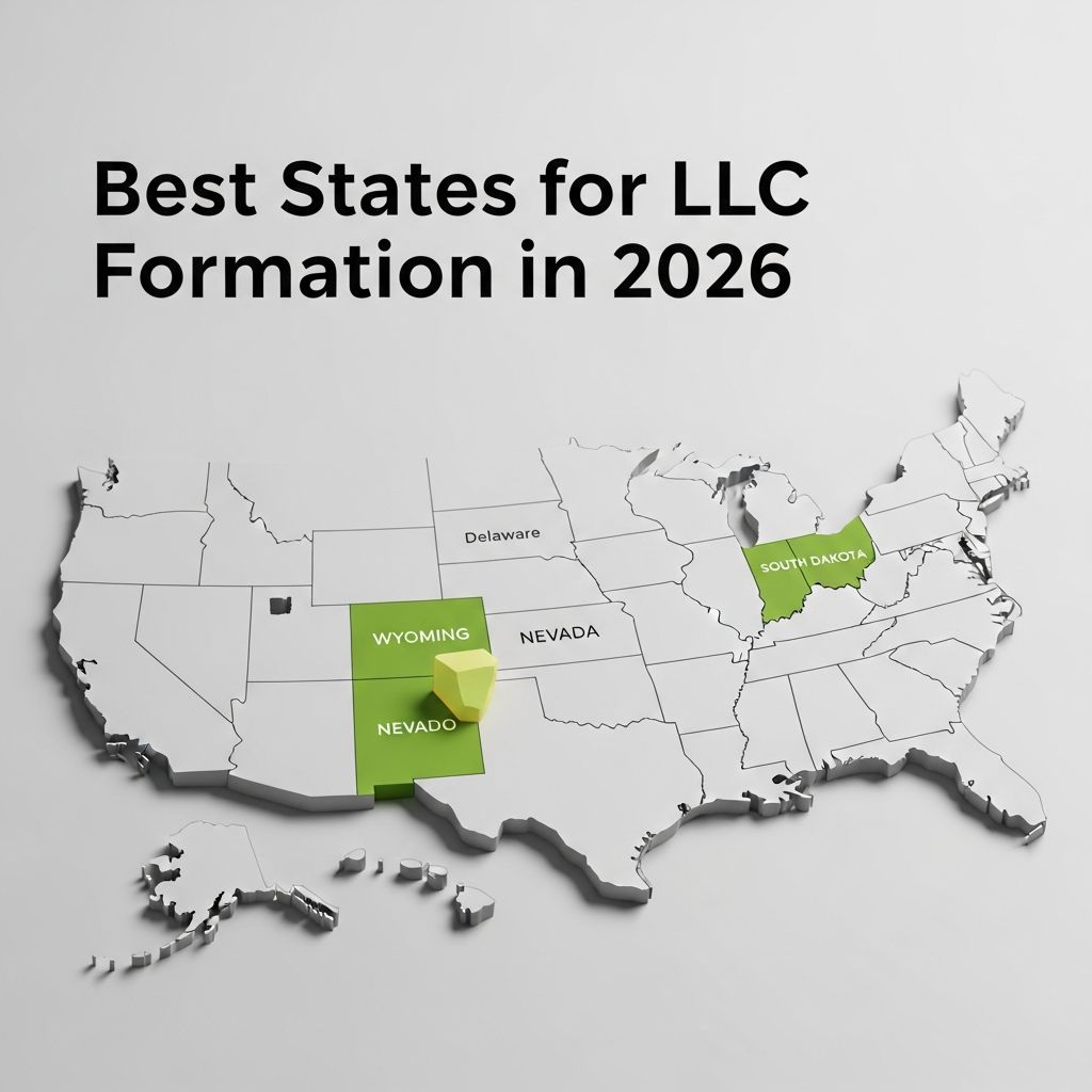 Discover top states like Wyoming, Delaware, and Nevada for forming your LLC with tax savings, privacy, and business-friendly laws.