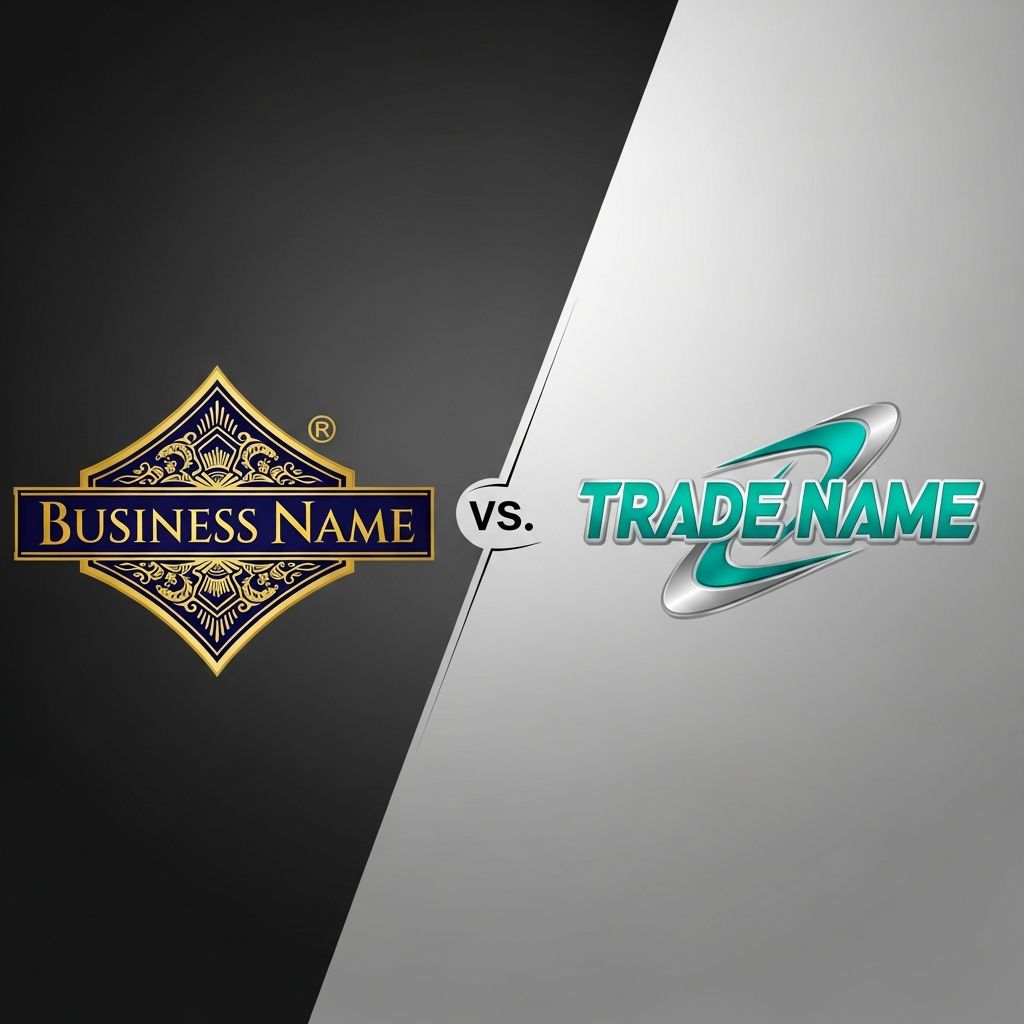 Unlock the distinctions between business names and trade names to protect your brand, ensure legal compliance, and boost your market presence effectively.