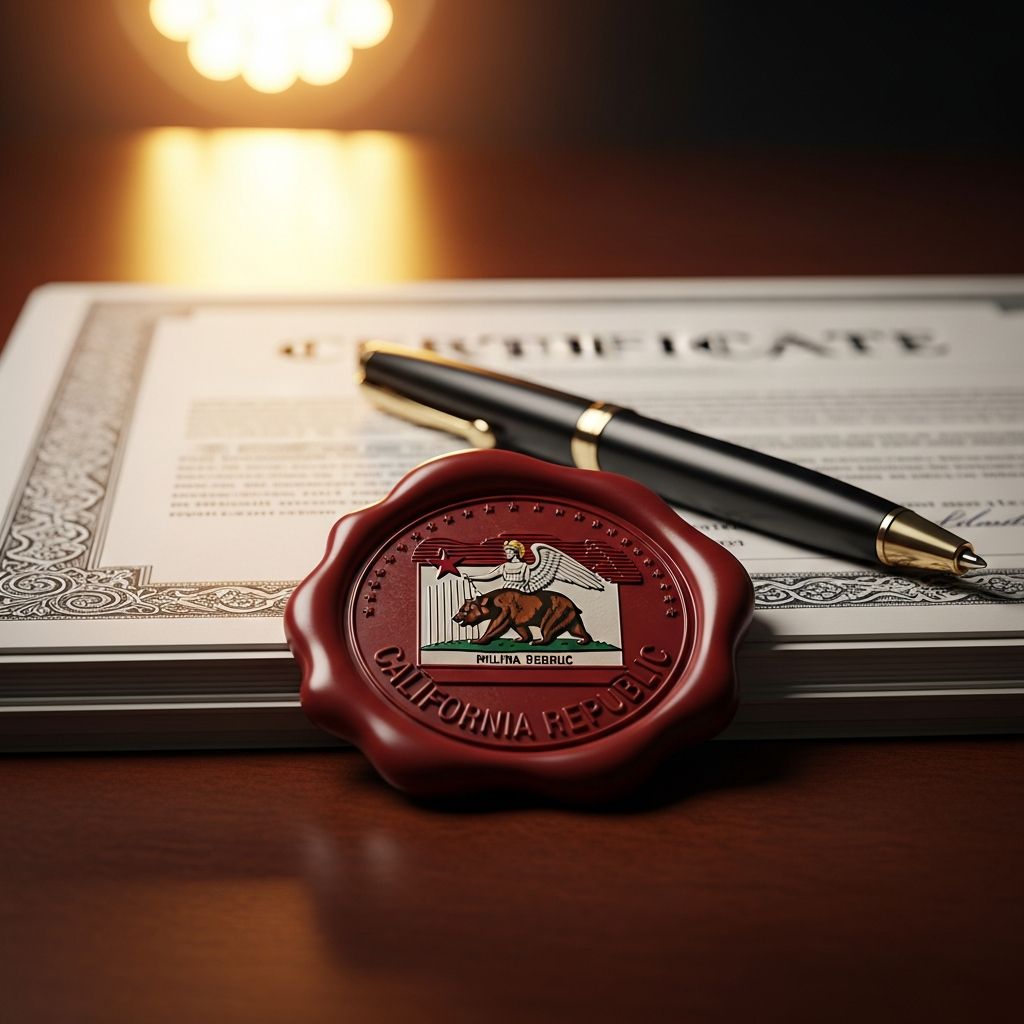 Master the step-by-step process to legally operate your out-of-state business in California with a Certificate of Authority.