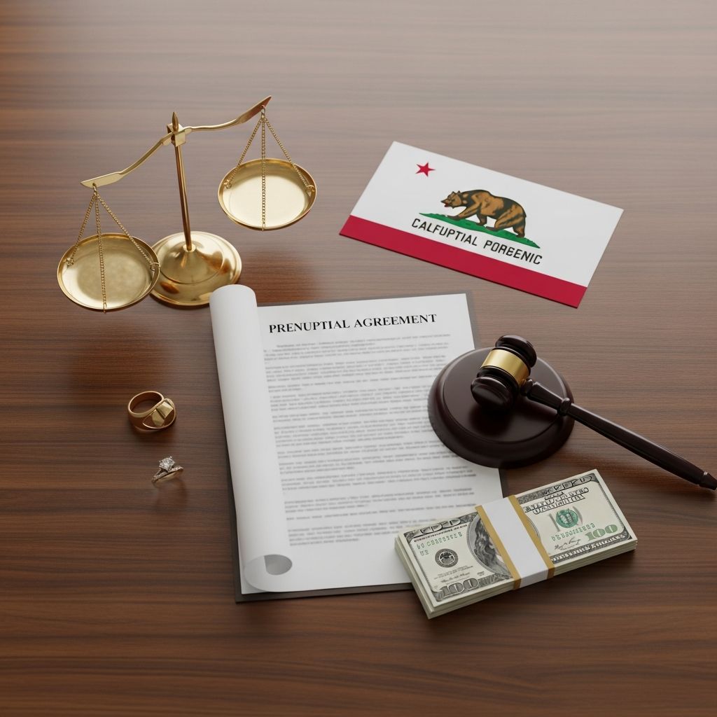 Complete guide to creating enforceable prenuptial agreements in California, covering legal requirements, timing, and key provisions.
