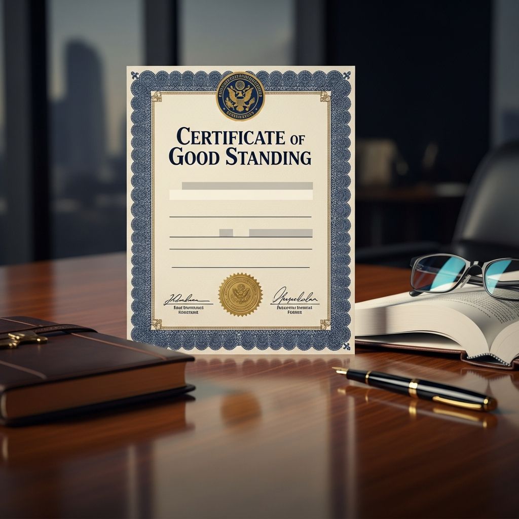 Unlock the power of a Certificate of Good Standing: Verify your business compliance, secure loans, and expand operations with confidence.