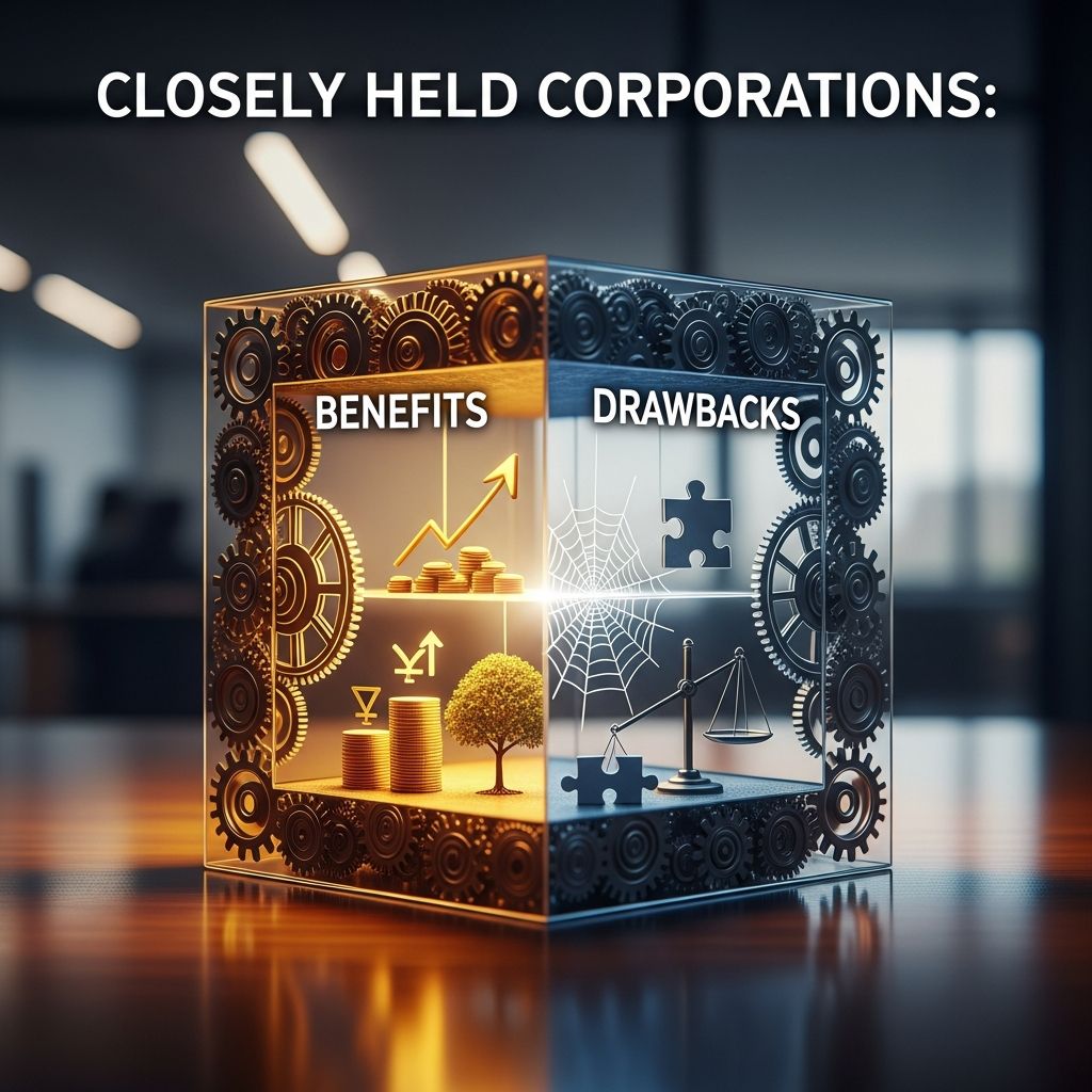 Discover the key advantages and potential pitfalls of forming a closely held corporation for your private business needs.