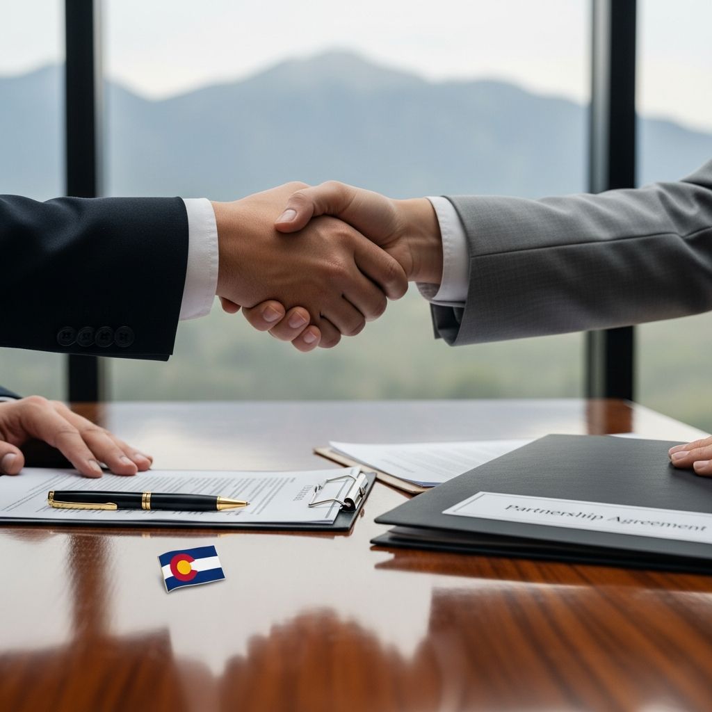 Master Colorado partnership formation with essential legal steps and compliance requirements.