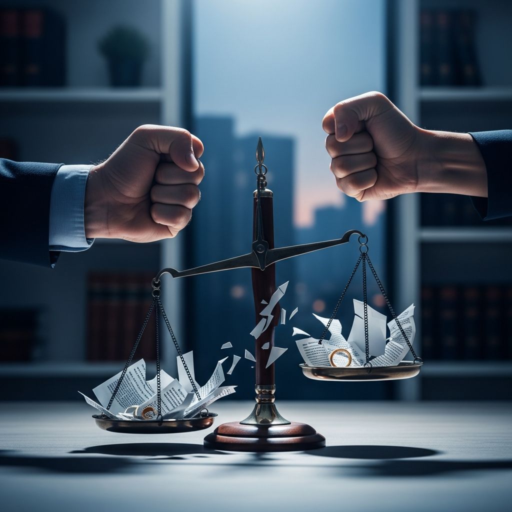 Understand the contested divorce process, from filing to trial, costs, timelines, and strategies for resolution.