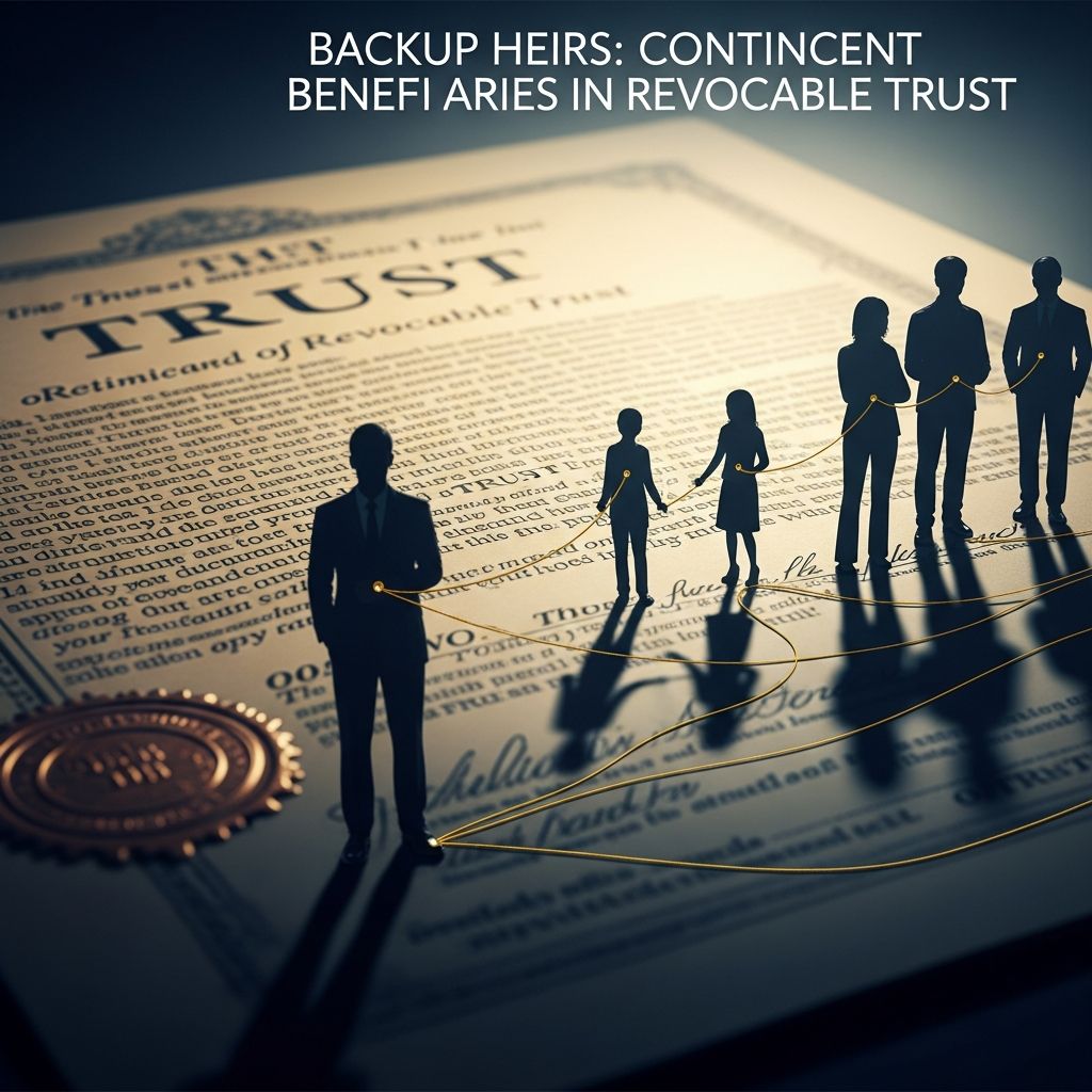 Unlock the power of naming backup heirs in revocable trusts to safeguard your legacy against life's uncertainties.