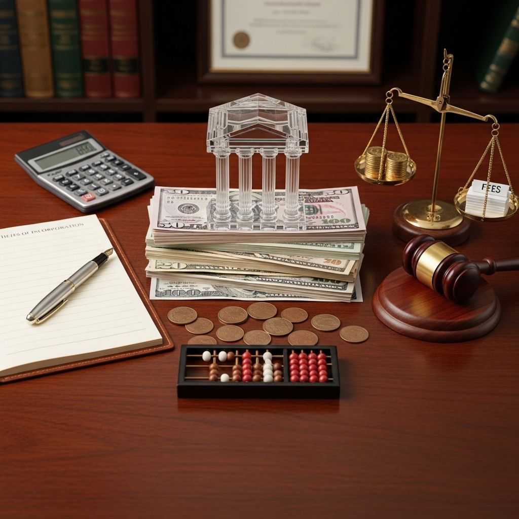 Comprehensive guide to initial filing fees, ongoing expenses, and hidden costs of incorporating your business in 2026.