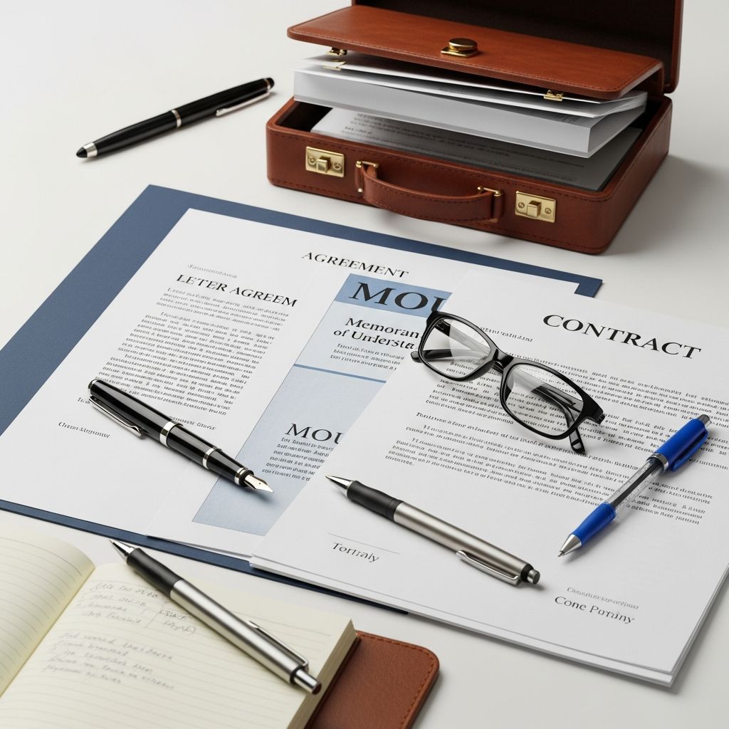 Master the art of creating clear, binding letter agreements and memorandums of understanding to protect your business interests.
