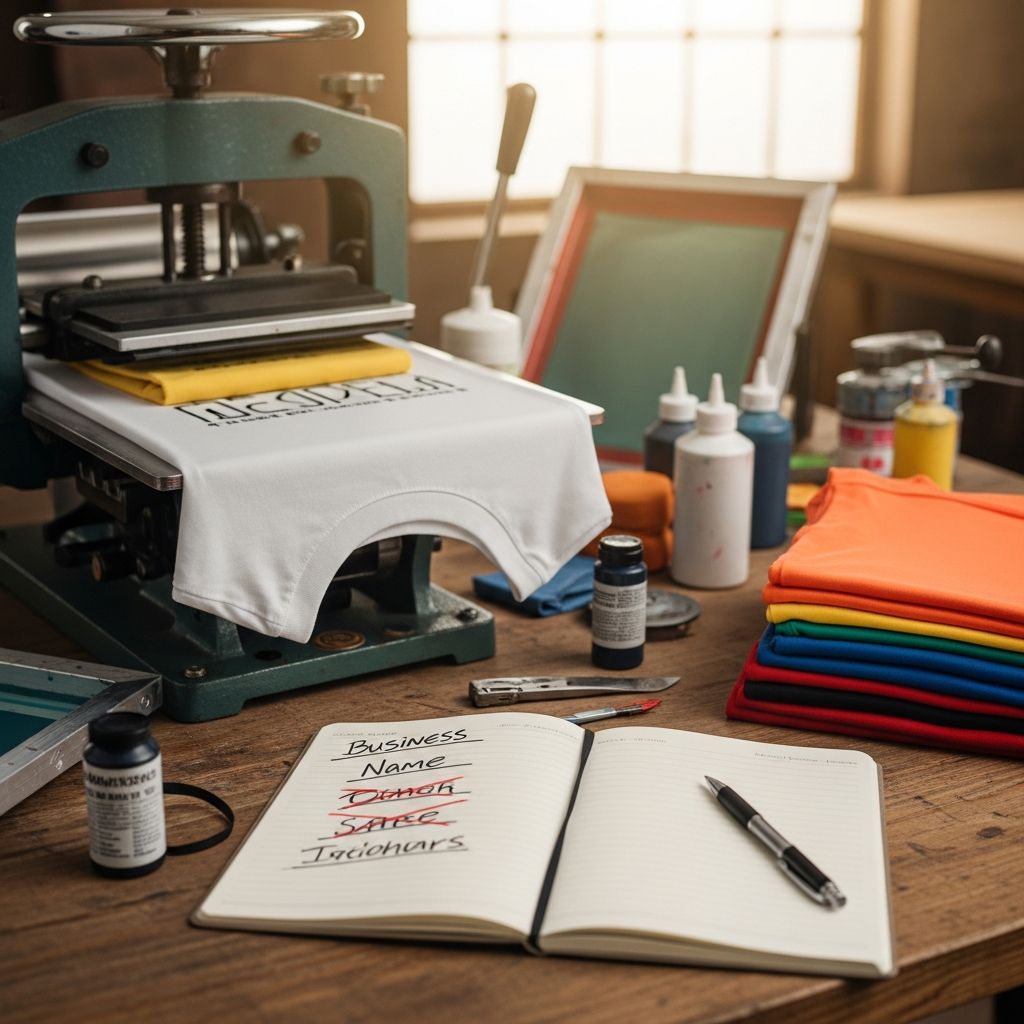 Discover essential strategies for selecting standout names for your t-shirt venture, ensuring legal compliance and brand success.