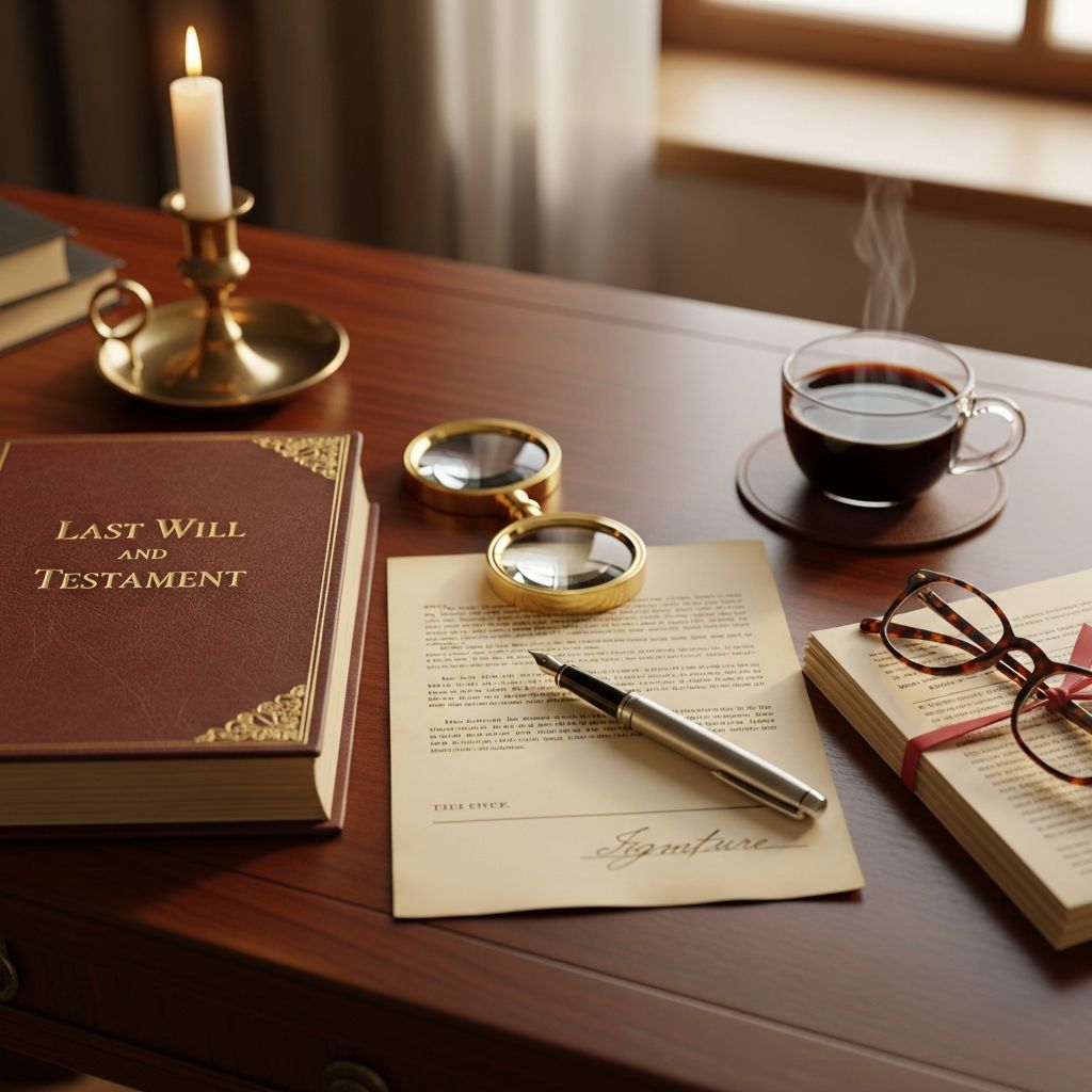 Master the process of creating a legally sound last will to secure your legacy and protect your loved ones effectively.