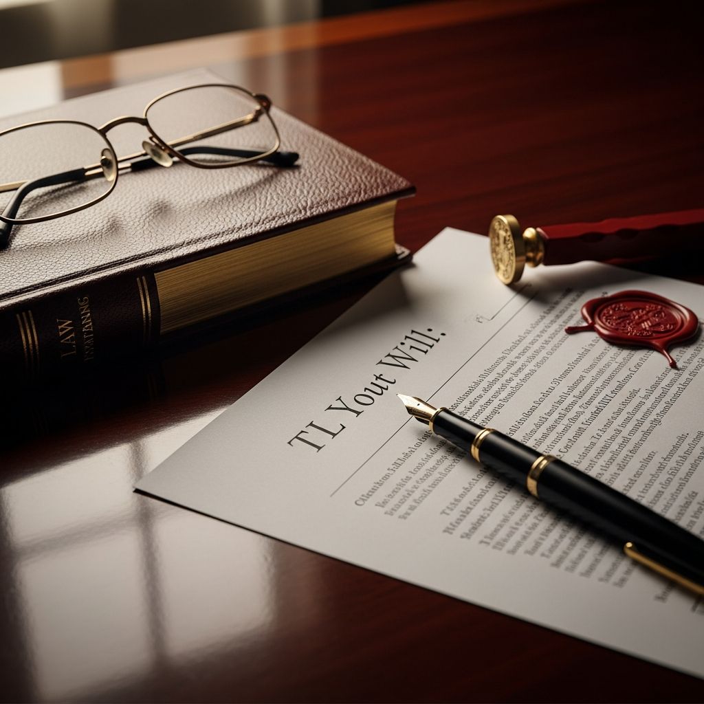 Master the process of creating a legally sound will to protect your legacy and ensure your wishes are honored after you're gone.
