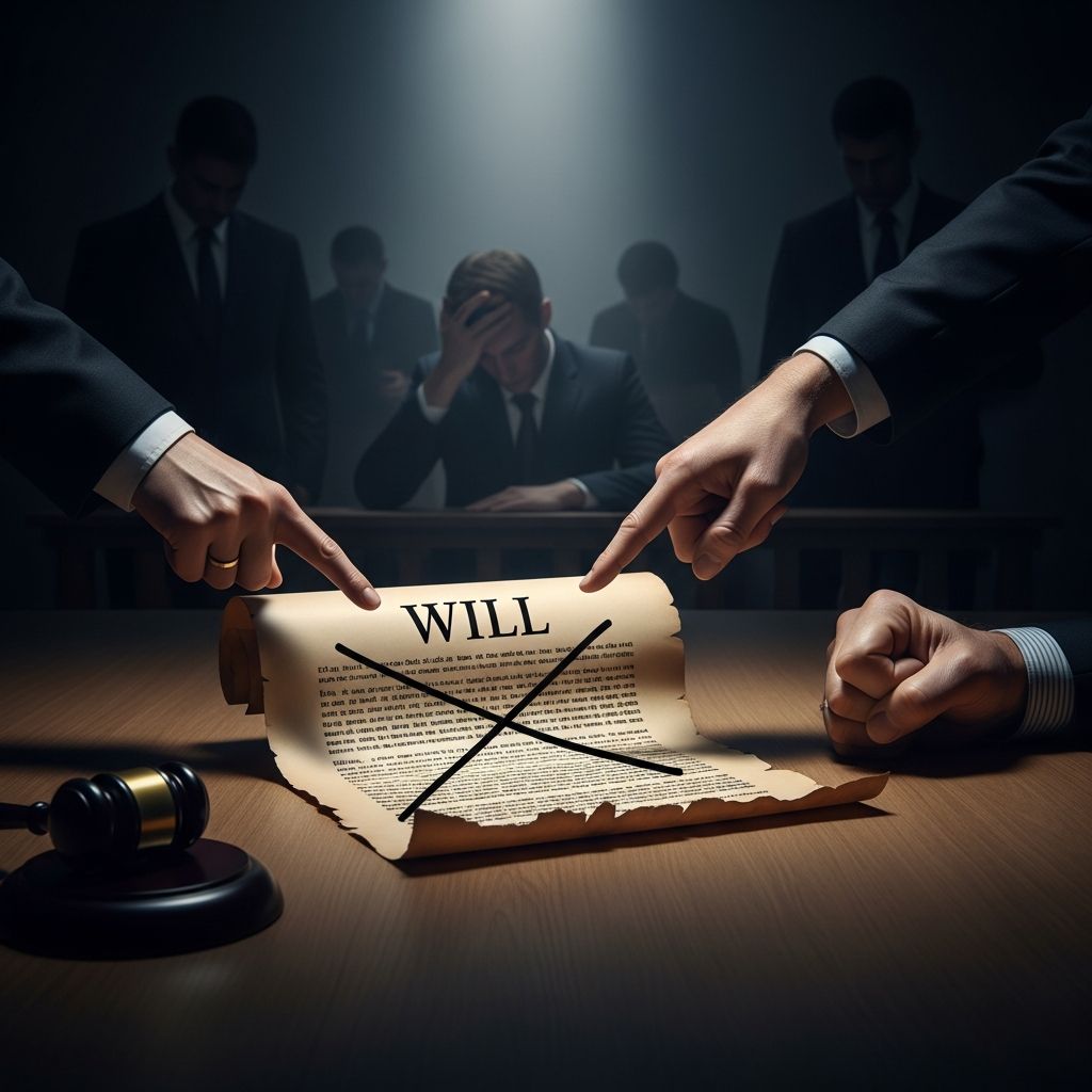 Learn if estranged relatives can legally contest your will, common grounds for disputes, and strategies to safeguard your estate intentions.