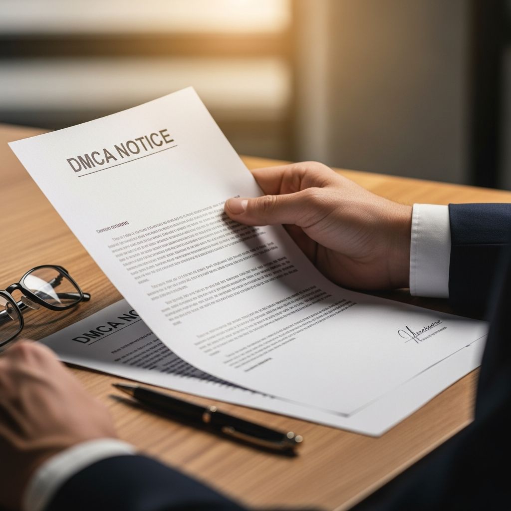 Understanding DMCA Notices: Your Rights and Response Learn how to respond to copyright infringement claims and protect your online presence.