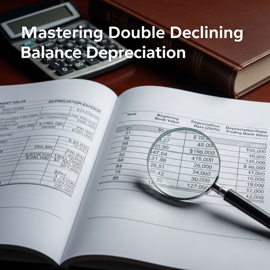 Unlock the power of accelerated depreciation: Learn DDB method for smarter tax savings and accurate asset valuation in business.