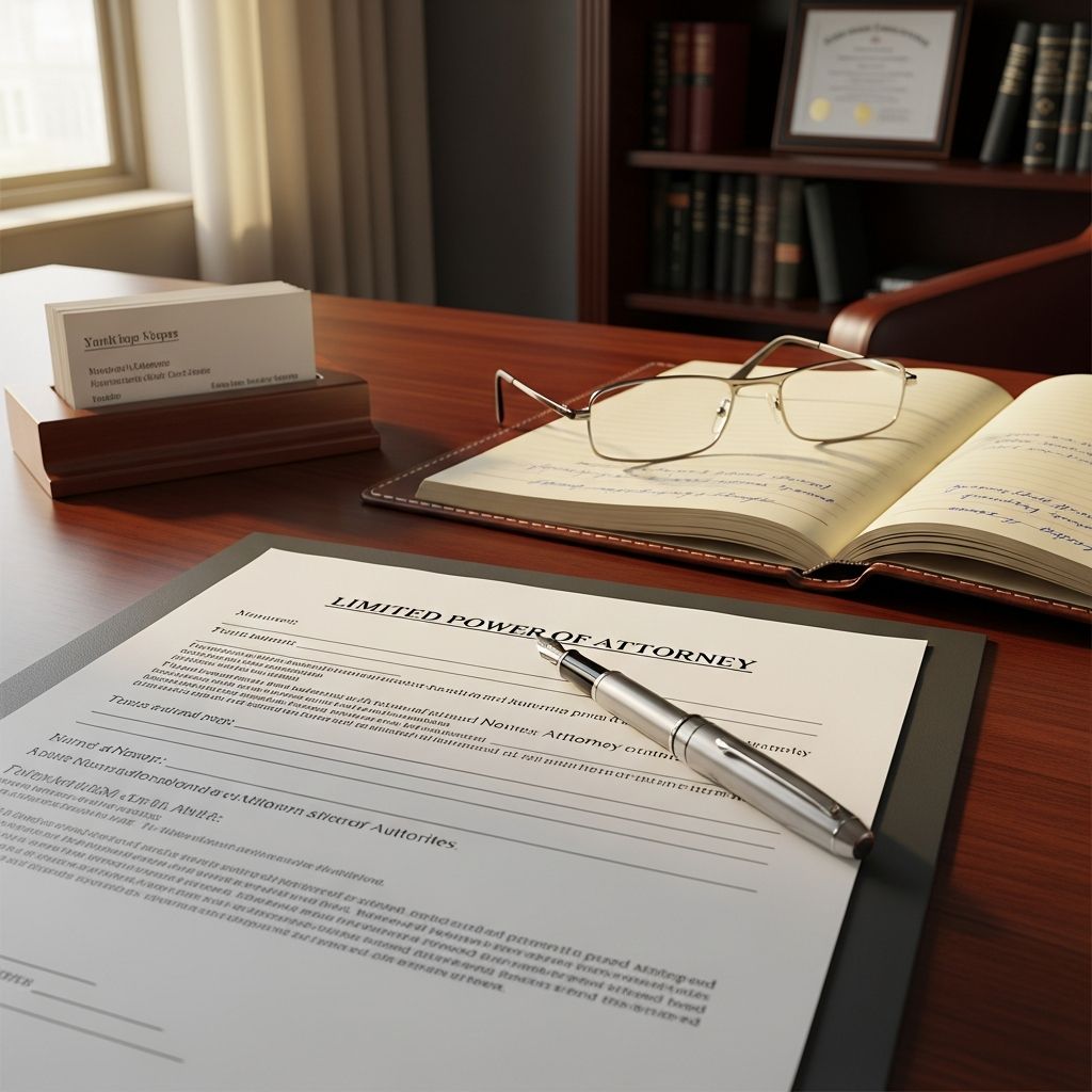 Master the creation of limited powers of attorney for precise control over specific tasks and transactions.