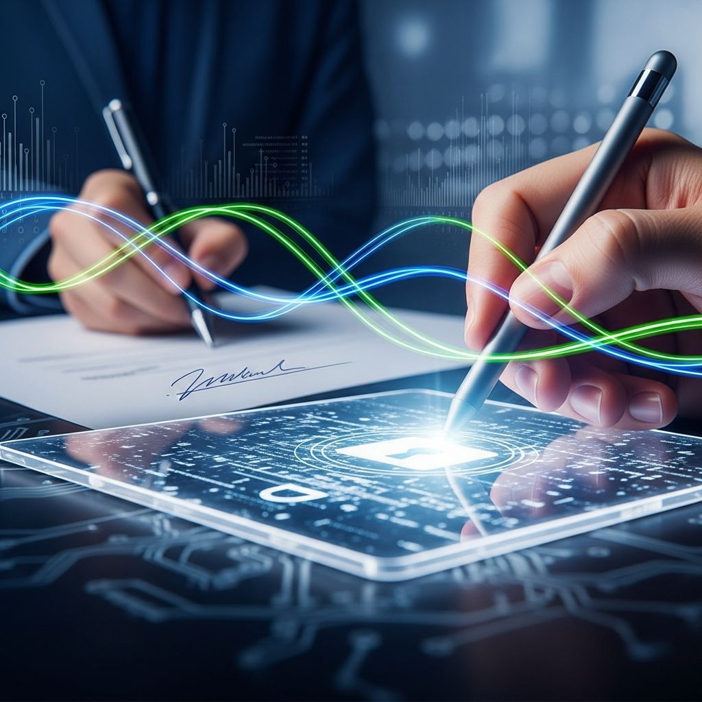 Explore the crucial differences between electronic and digital signatures for secure document authentication.
