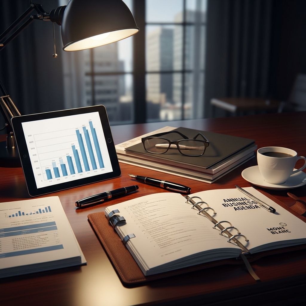 Essential Agenda Items for Successful Annual Business Meetings Master your annual meetings with key discussions on finances, leadership, strategy, and compliance to drive business growth and legal compliance.