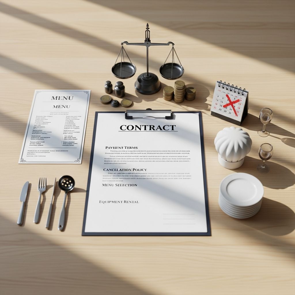 Master the critical elements of catering contracts to protect your business and ensure flawless events every time.