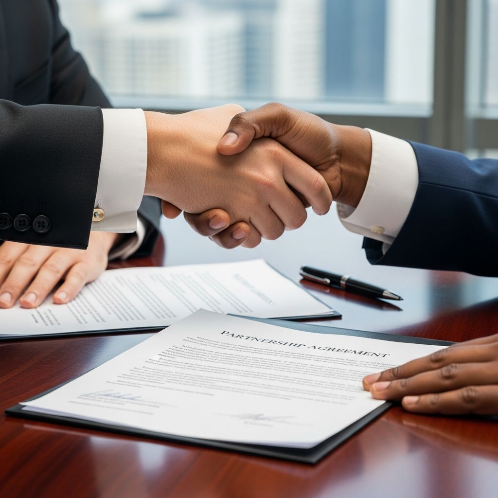 Master partnership agreements: Learn critical components, legal requirements, and best practices for business success.