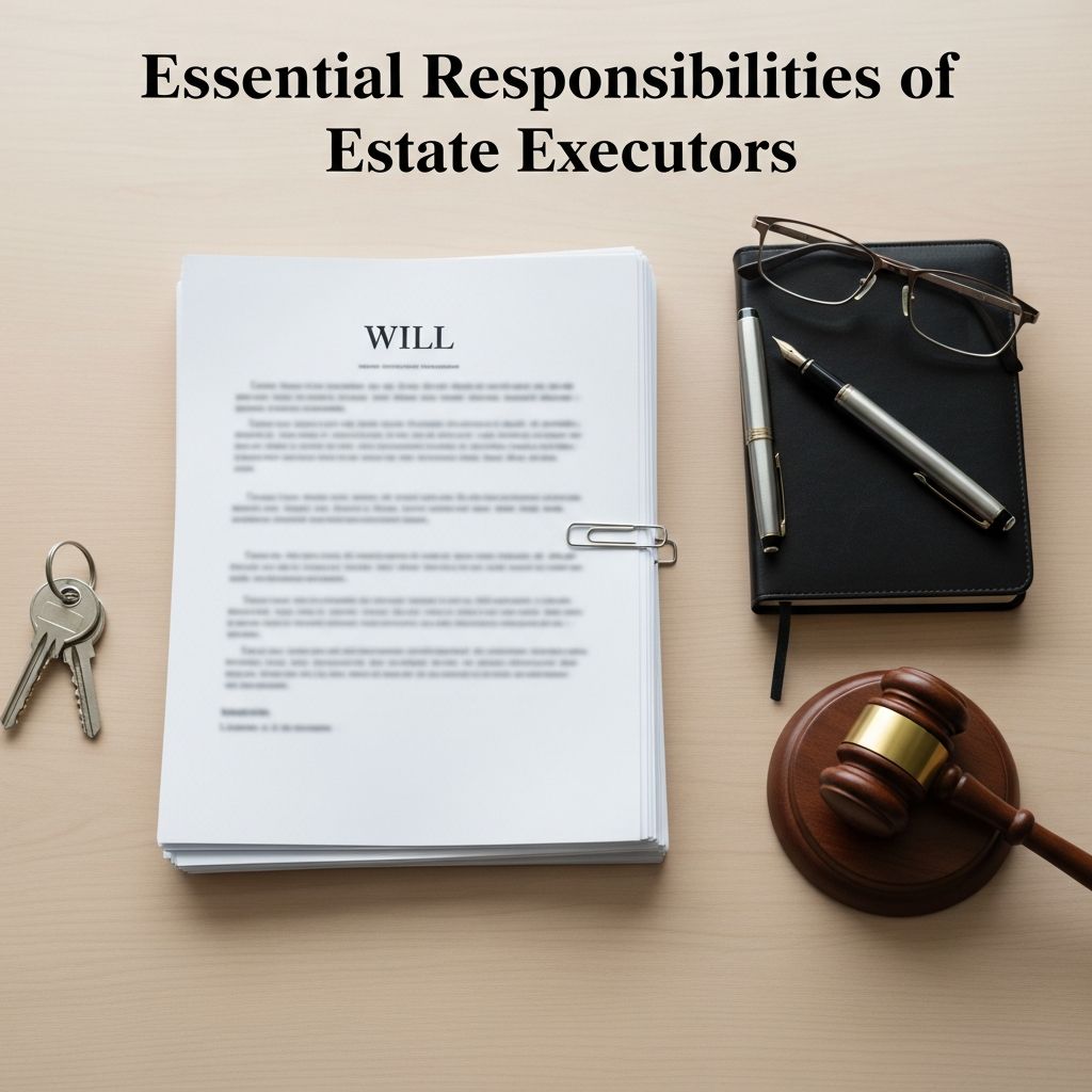 Discover the comprehensive duties of an estate executor, from asset management to final distribution, ensuring smooth probate navigation.