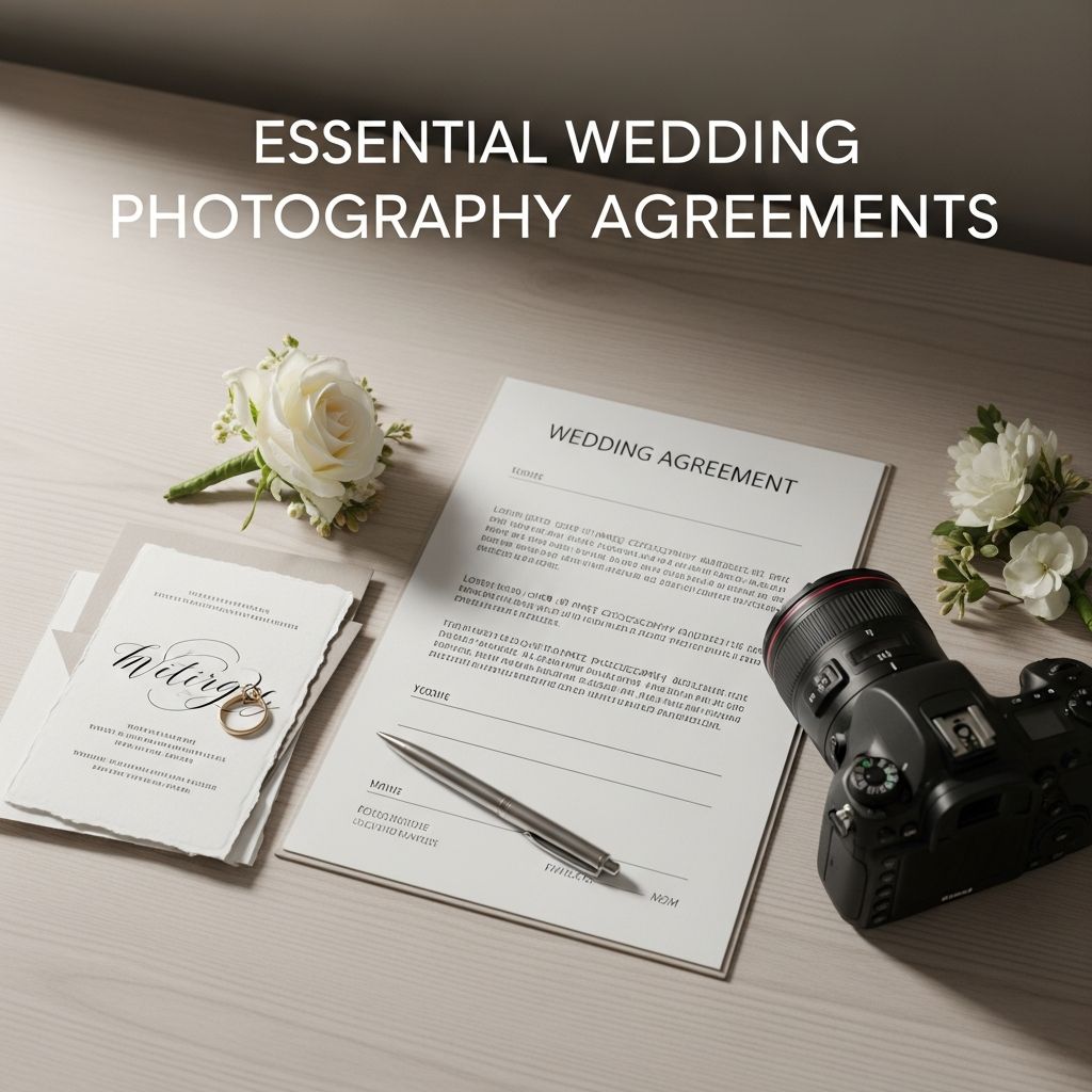 Discover why comprehensive contracts protect wedding photographers and couples from disputes, cancellations, and legal risks.