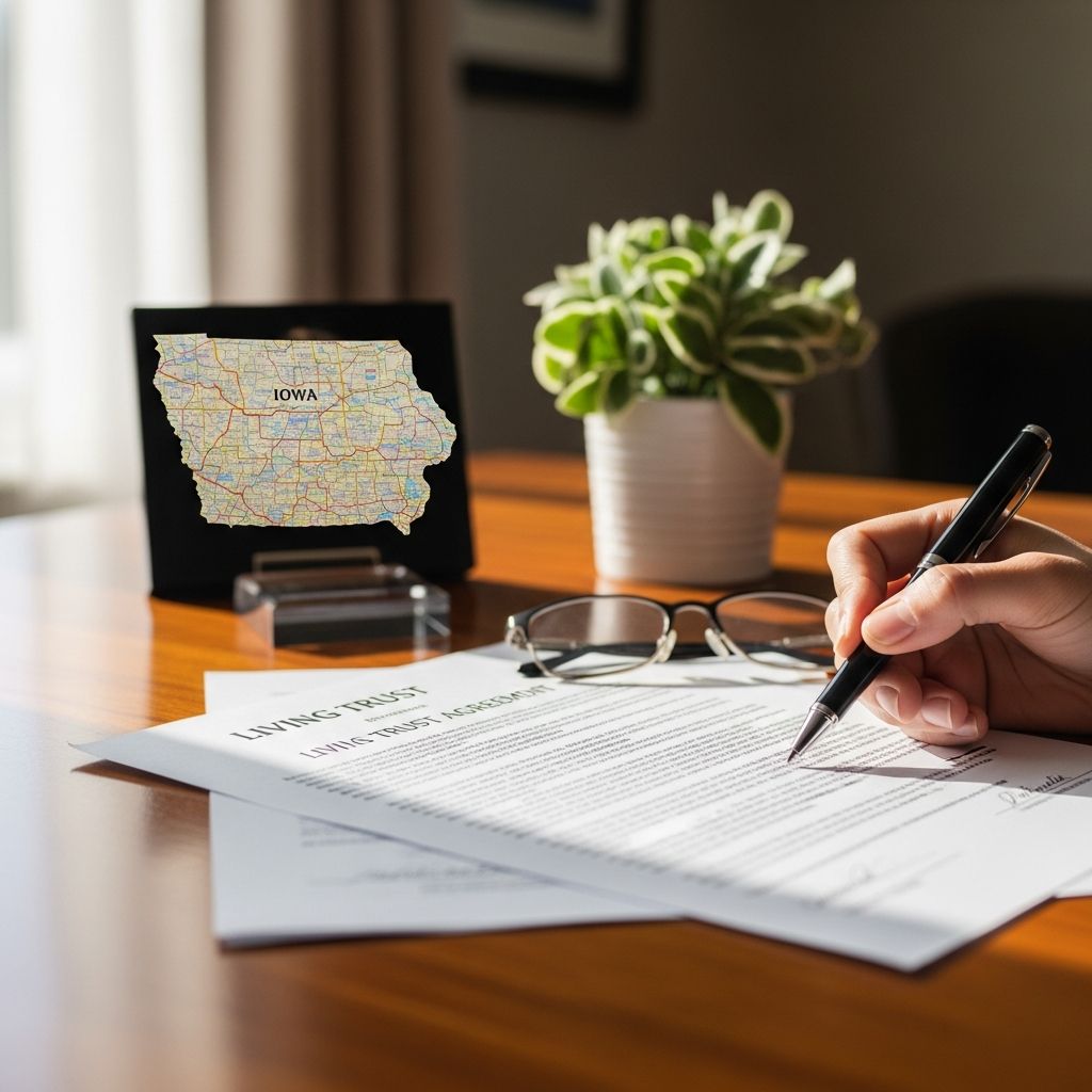 Discover how to establish a living trust in Iowa to protect your legacy, bypass probate, and ensure smooth asset distribution for your loved ones.