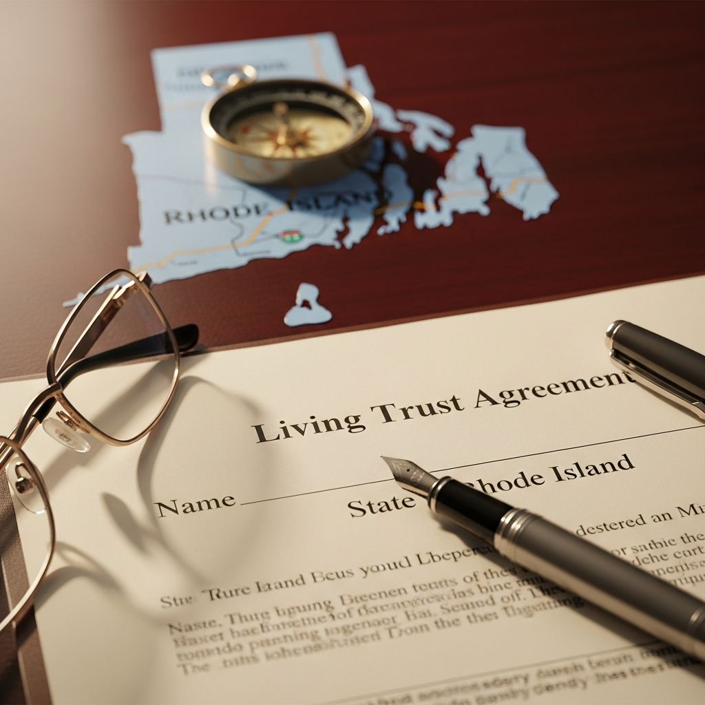 A comprehensive guide to creating, managing, and benefiting from living trusts in Rhode Island.