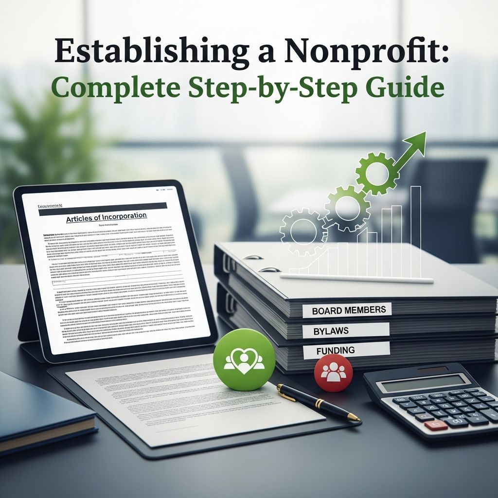 Master the essentials of nonprofit creation from mission definition to tax-exempt status.