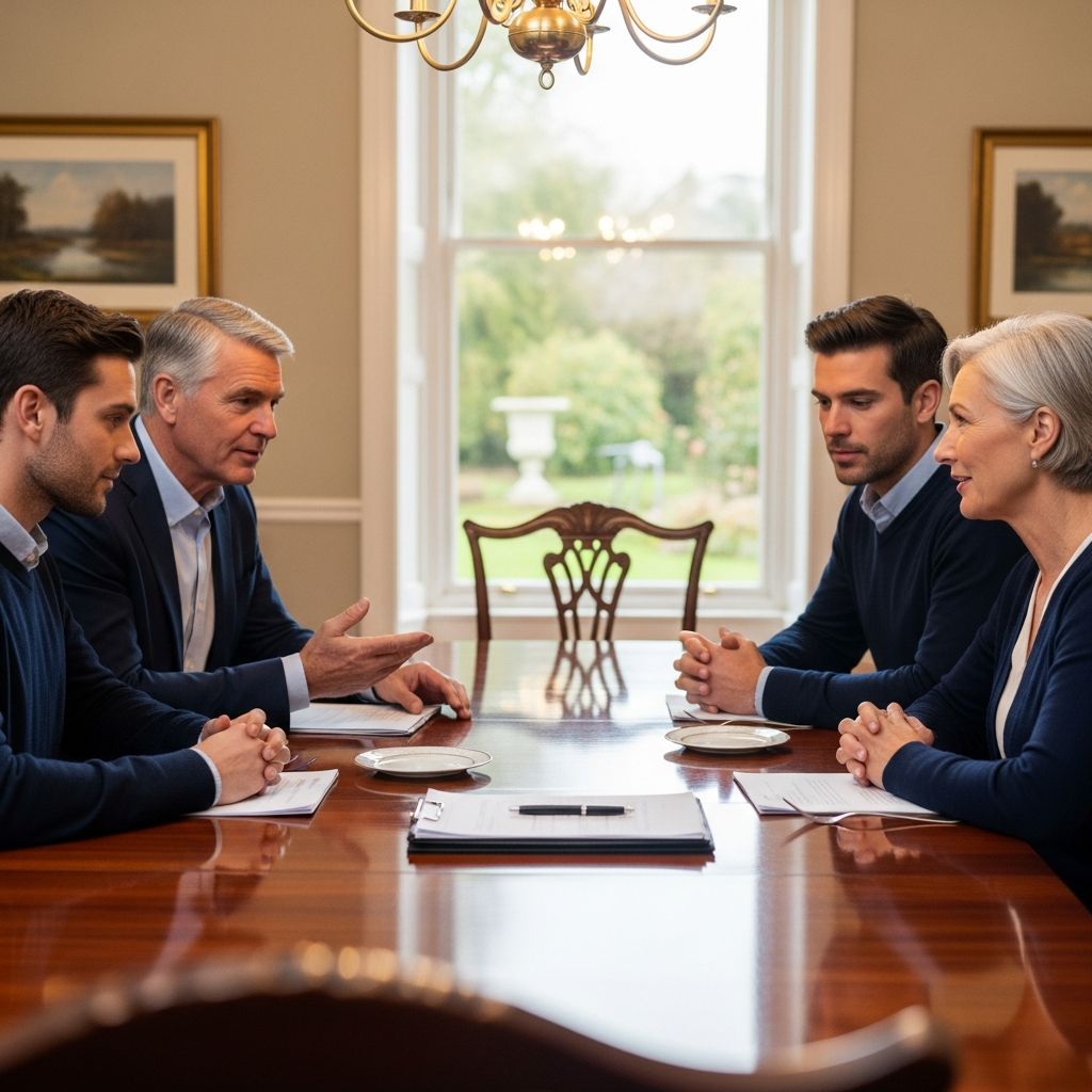 Master the art of discussing estate plans and inheritances with family to build trust, reduce conflicts, and honor legacies effectively.