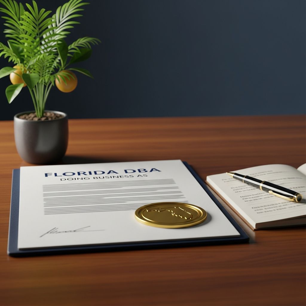 Comprehensive guide to registering a DBA in Florida: steps, costs, requirements, and legal considerations for business owners.