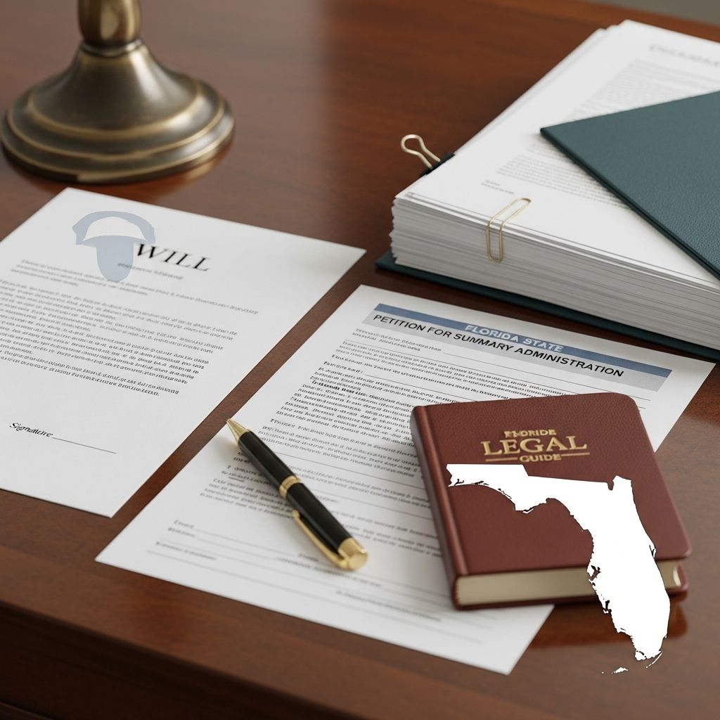 Florida Small Estate Procedures Guide 2025: Key Steps Master Florida's simplified probate options for estates under $75,000: summary administration and disposition without administration explained step-by-step.