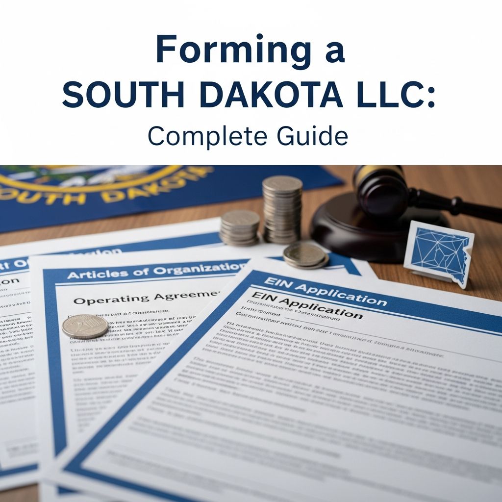 Launch your business in South Dakota with our detailed step-by-step process for LLC formation, costs, and compliance essentials.