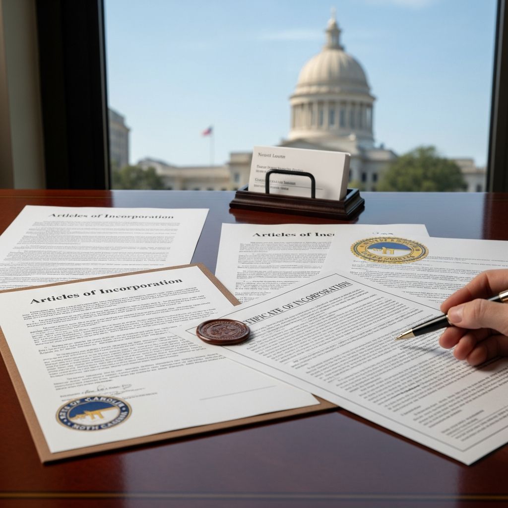 Complete guide to establishing a corporation in North Carolina, from naming to ongoing compliance and tax obligations.
