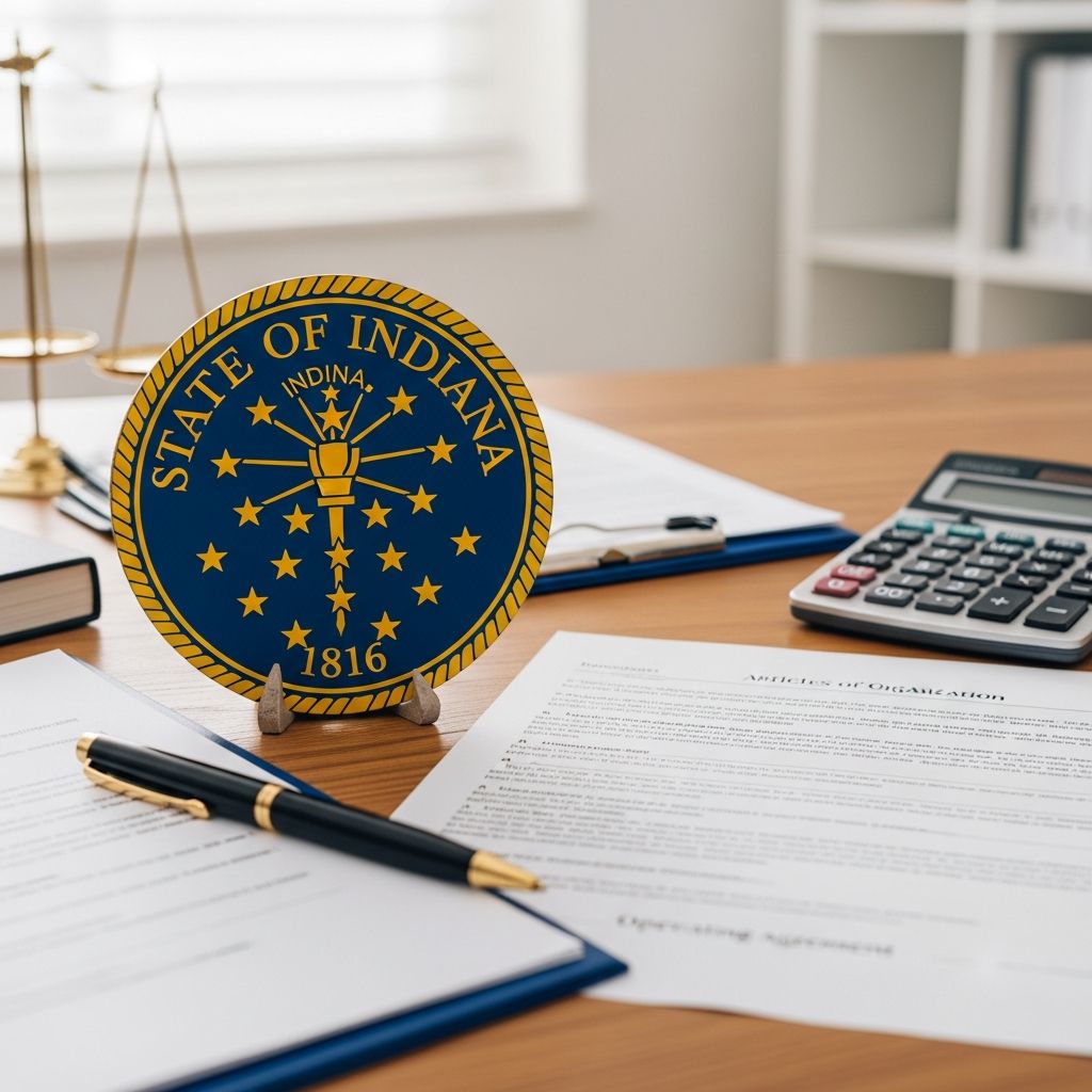 Master the process of establishing your Indiana LLC with our detailed step-by-step instructions, fees, and compliance essentials for success.