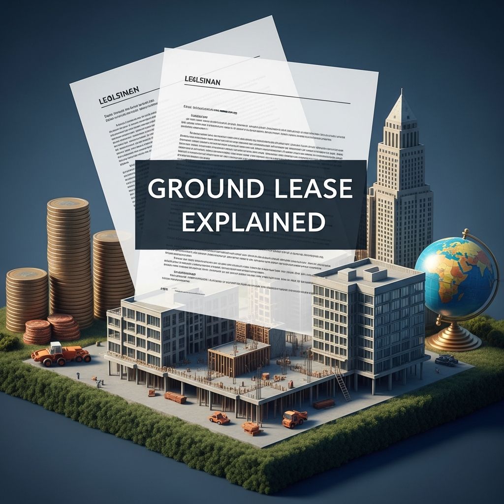 Unlock the potential of ground leases: long-term land agreements that separate land and building ownership for smart real estate strategies.