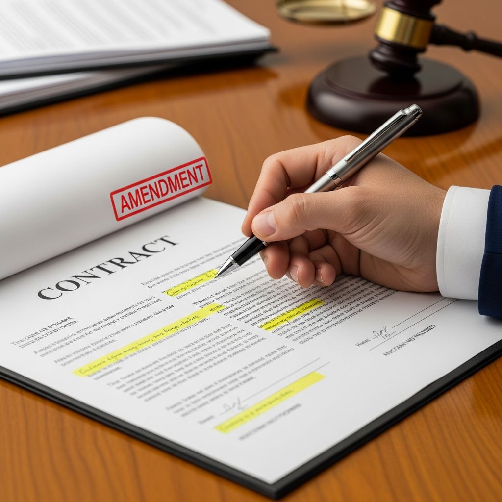 Master the art of modifying agreements legally and effectively to adapt to changing business landscapes without starting from scratch.
