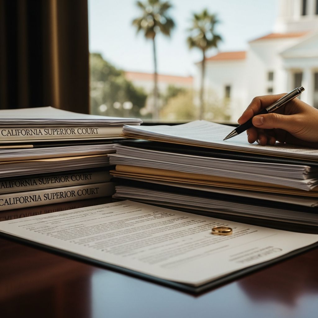 Complete step-by-step instructions for initiating and completing divorce proceedings in California, including 2026 joint petition updates.