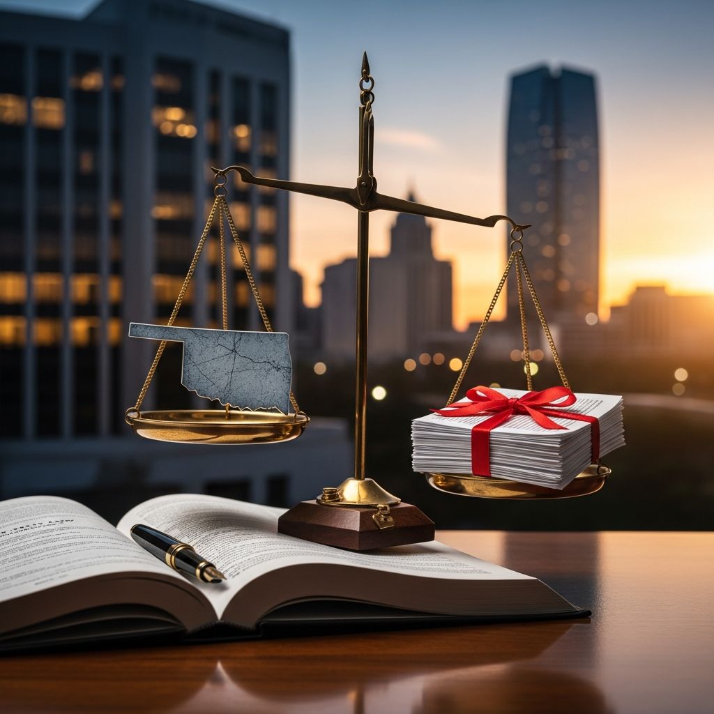 Complete step-by-step process for filing divorce in Oklahoma, covering residency, forms, uncontested options, and key legal requirements.