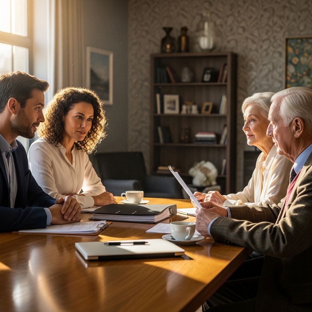 Learn effective strategies to discuss estate planning with tech-challenged aging parents, ensuring their wishes are documented and accessible.