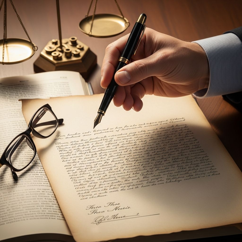 Understanding when handwritten wills are legally binding and what makes them valid.