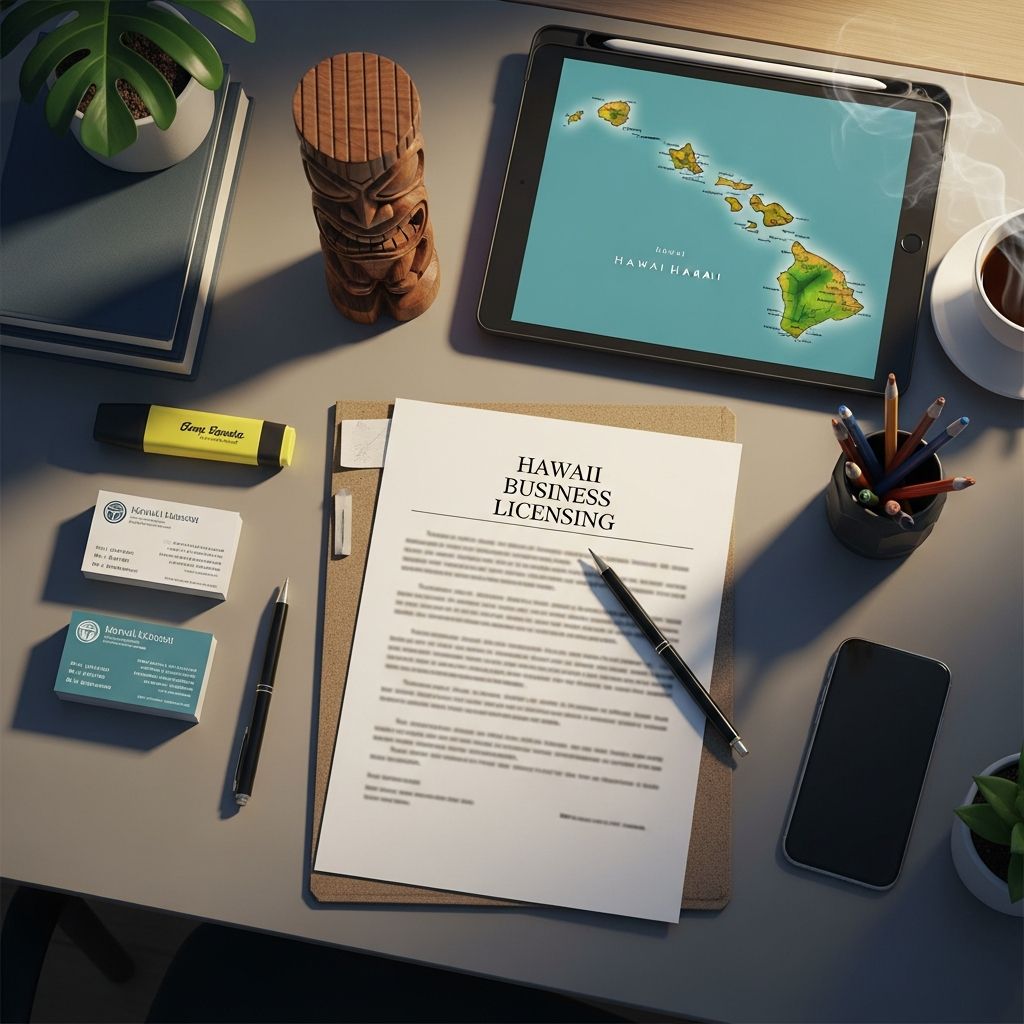 Complete guide to securing business licenses and permits in Hawaii for seamless startup success.