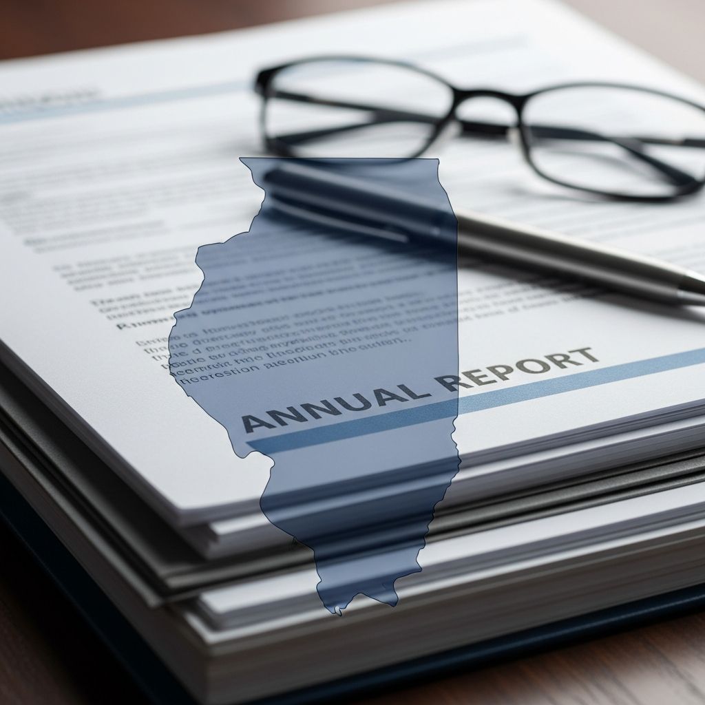 Master Illinois annual report requirements: deadlines, fees, steps, and penalties to keep your business compliant and in good standing.